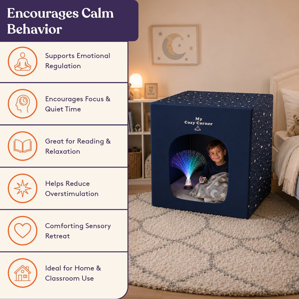 Benefits of blackout sensory tent for calming and focus
