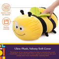 JahBri bumble bee sensory vibrating plush pillow for calming emotional regulation and bedtime support for kids with autism and ADHD