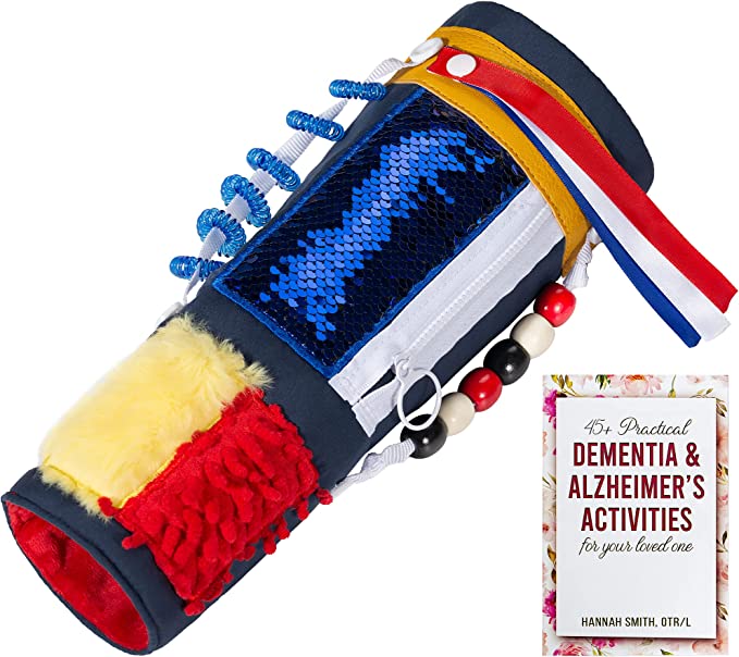 JahBri Fidget & Sensory Sleeve for Adults with Dementia & Alzheimer's