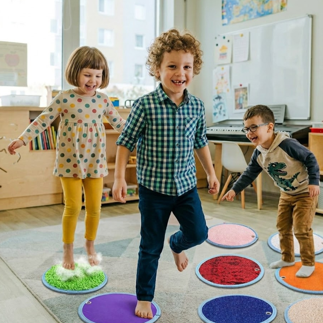 Soft sensory training mat for children ages 7-14