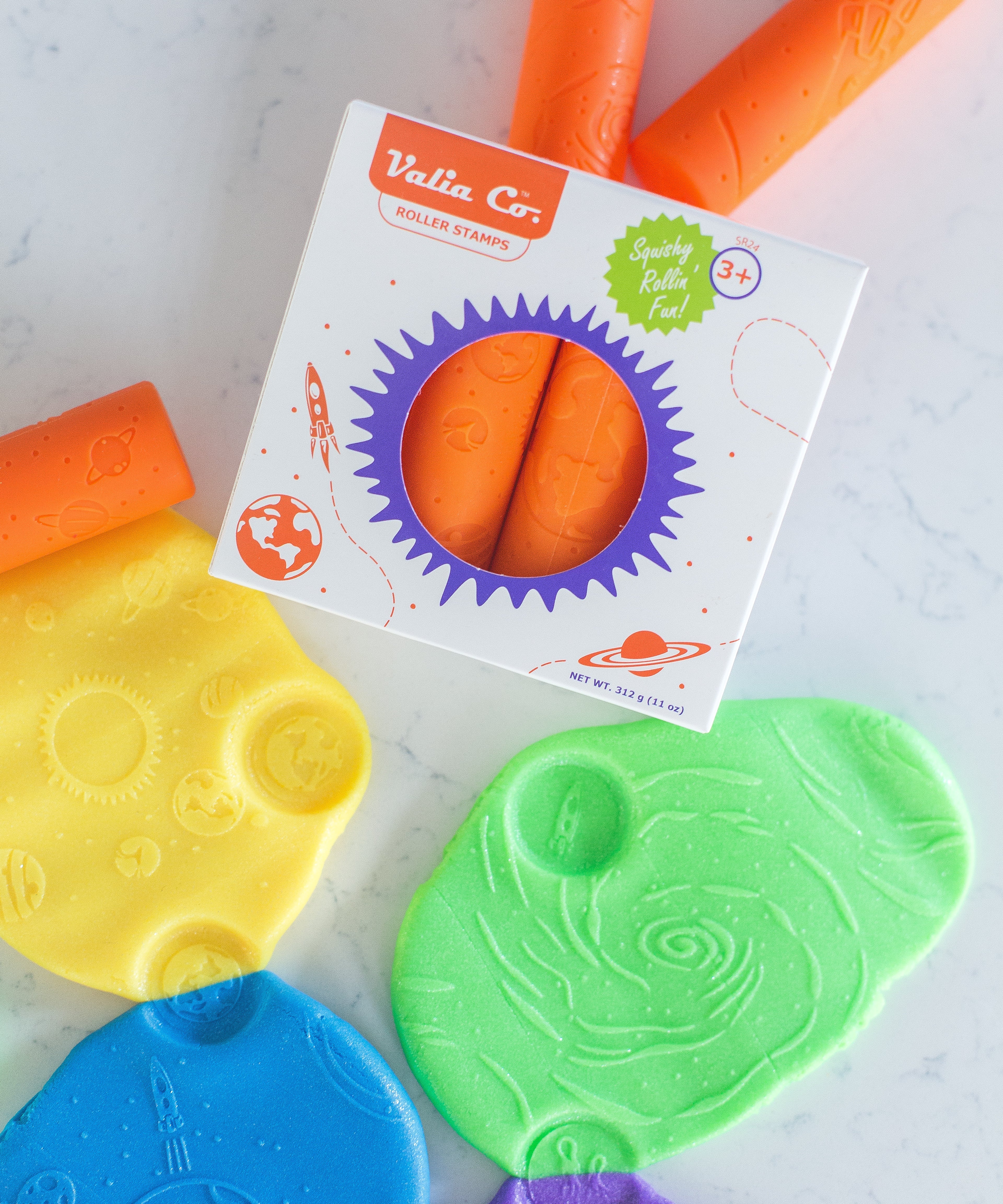 JahBri Space Play Dough Rollers Set – STEM Sensory Tool for Kids