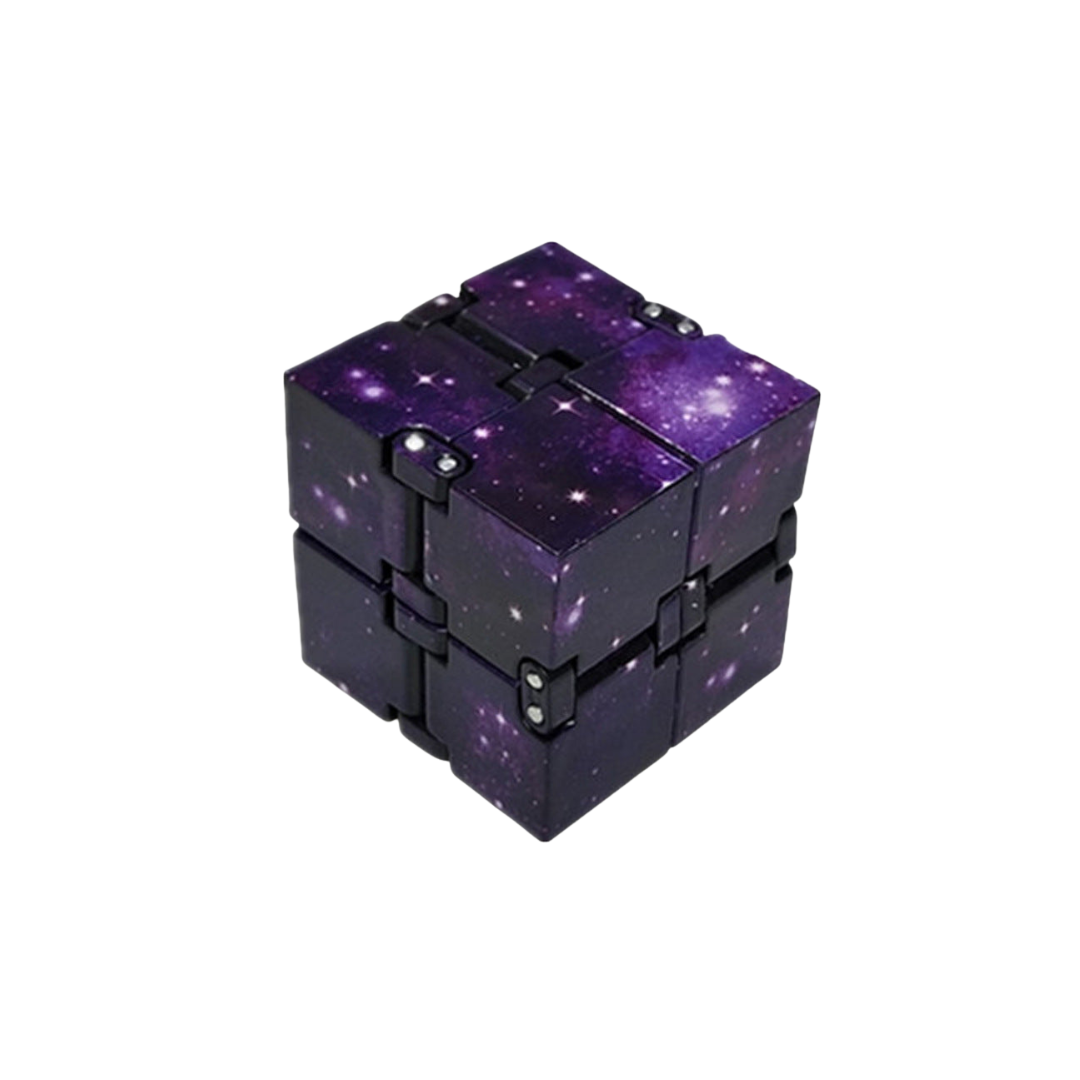 Infinity cube fidget toy in starry sky color
