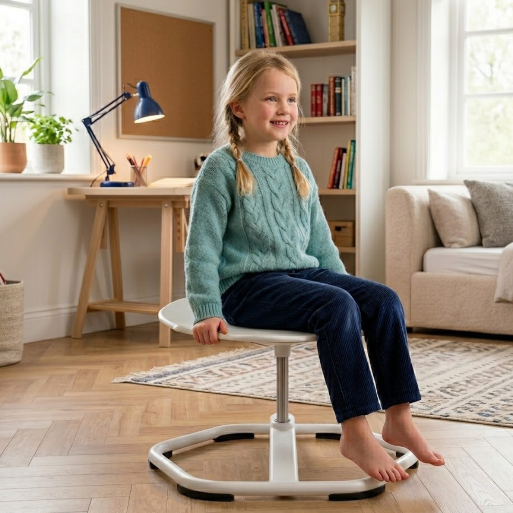 Kids Sensory Swivel Chair with 360° Spinning Motion