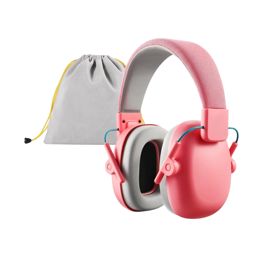 Foldable kids ear defenders with 27dB noise reduction