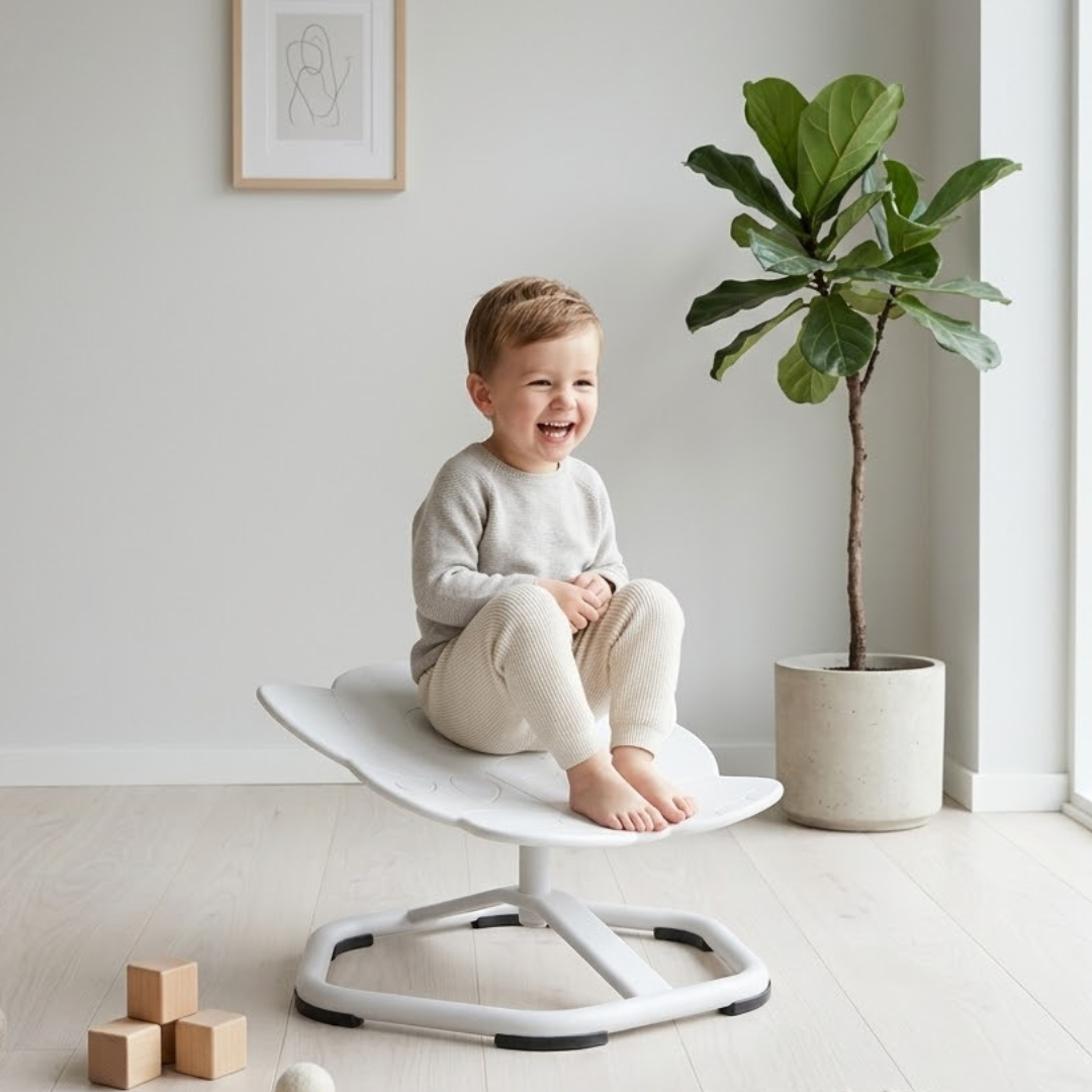 Kids Sensory Swivel Chair with 360° Spinning Motion