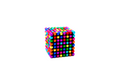 Magnetic Balls Fidget Toy | 3MM Neodymium Stress Relief Balls for Adults & Teens arranged in a colorful cube, designed as a sensory and fidget toy for fine motor skills and calming.