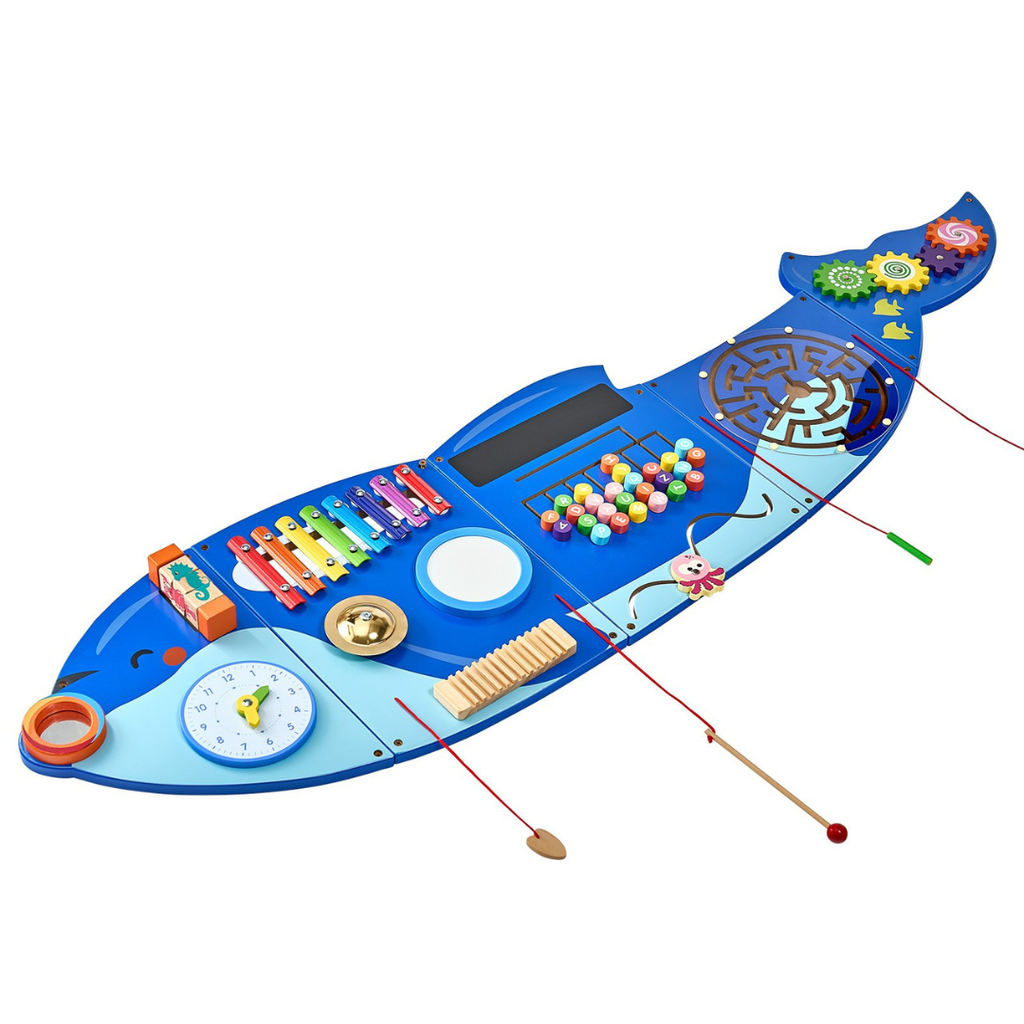 Montessori activity wall busy board