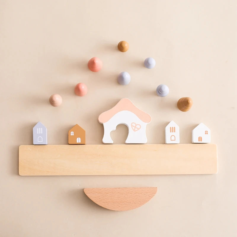 Wooden Forest Stacking Blocks | Montessori Baby Toy