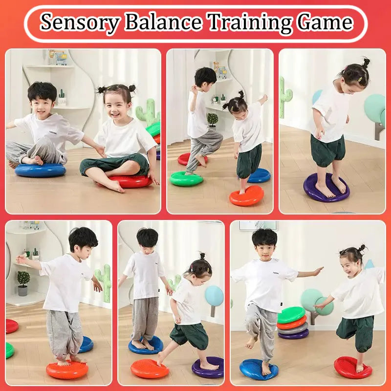 Inflatable Balance Stone Cushion | Sensory Play Toy