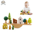 Wooden Forest Stacking Blocks | Montessori Baby Toy