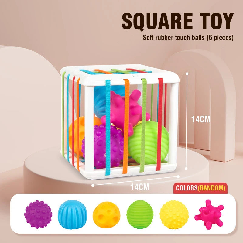 Montessori Baby Shape Sorting Blocks | Sensory Toy
