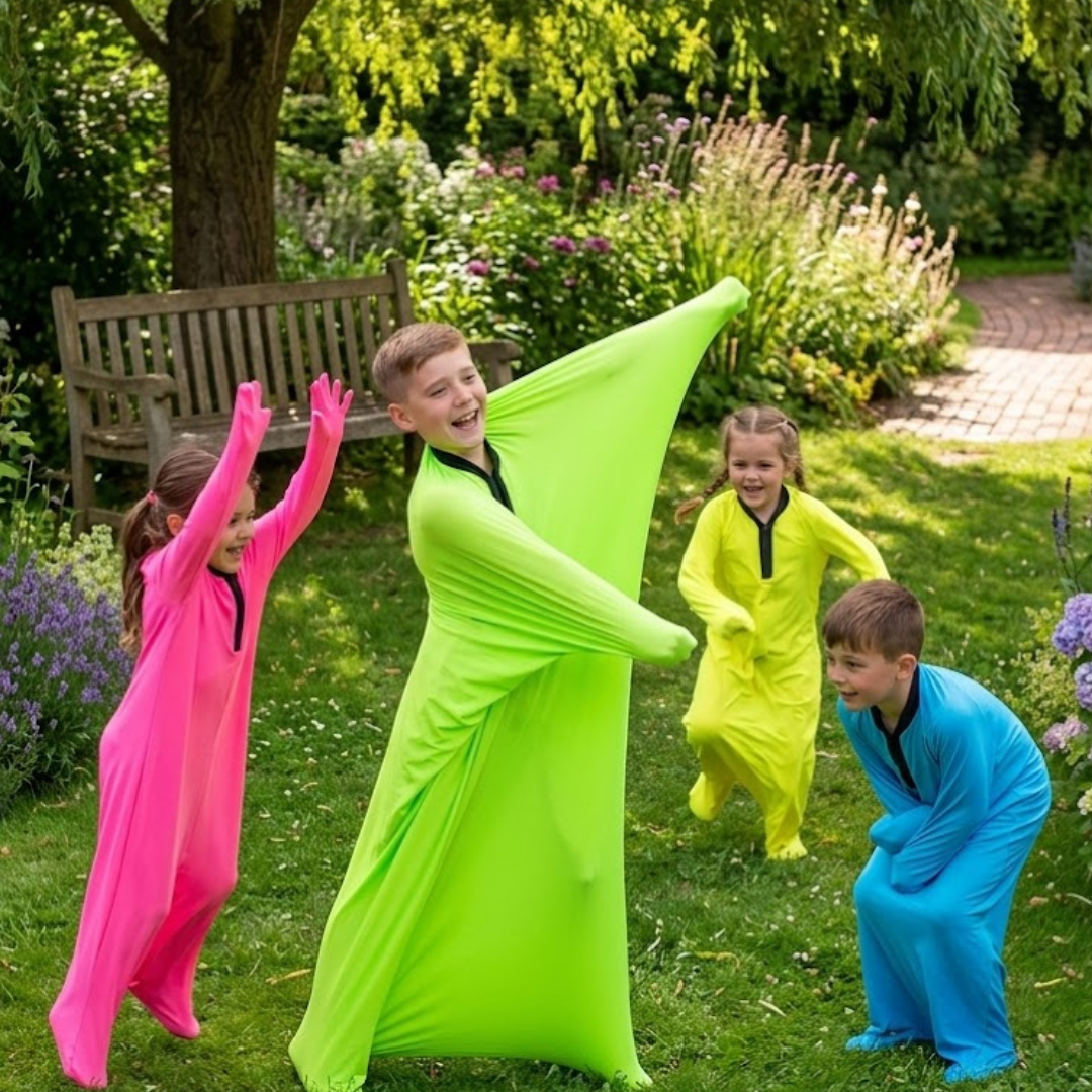 Stretch fabric coordination activity suit