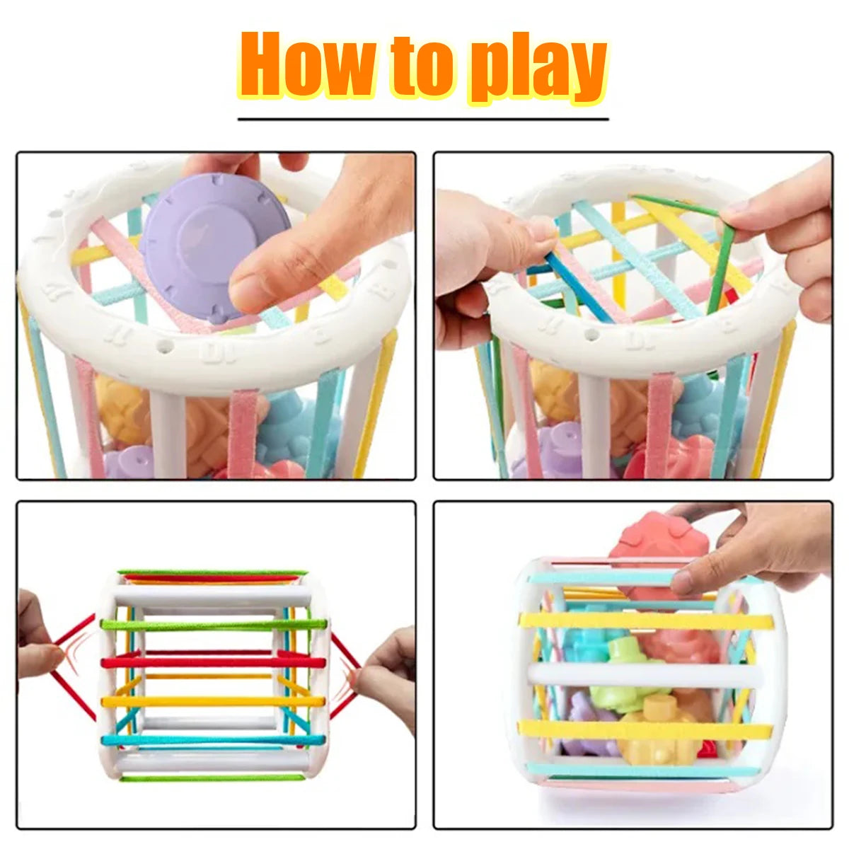 Montessori Baby Shape Sorting Blocks | Sensory Toy