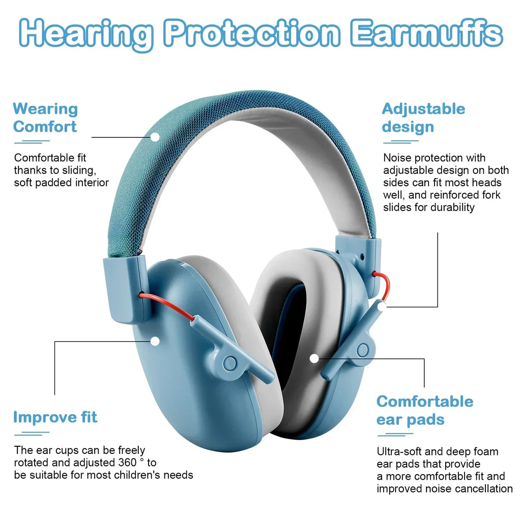 YHKEMA Kids Ear Protection Earmuff | SNR 27dB + Case