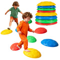JahBri Non-Slip Stepping Stones for Kids – 8-Piece Balance Sensory Set