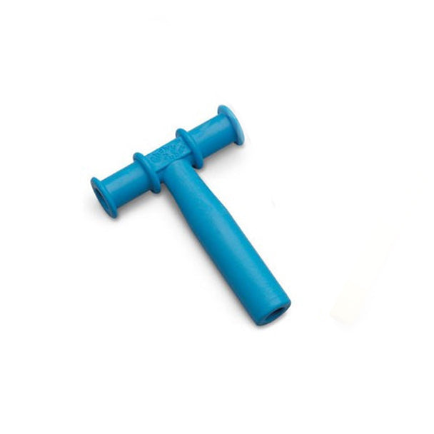 Blue Chewy Tubes Oral Motor Tool designed for oral sensory stimulation and fine motor skills development, made from durable, safe material for children with sensory needs.