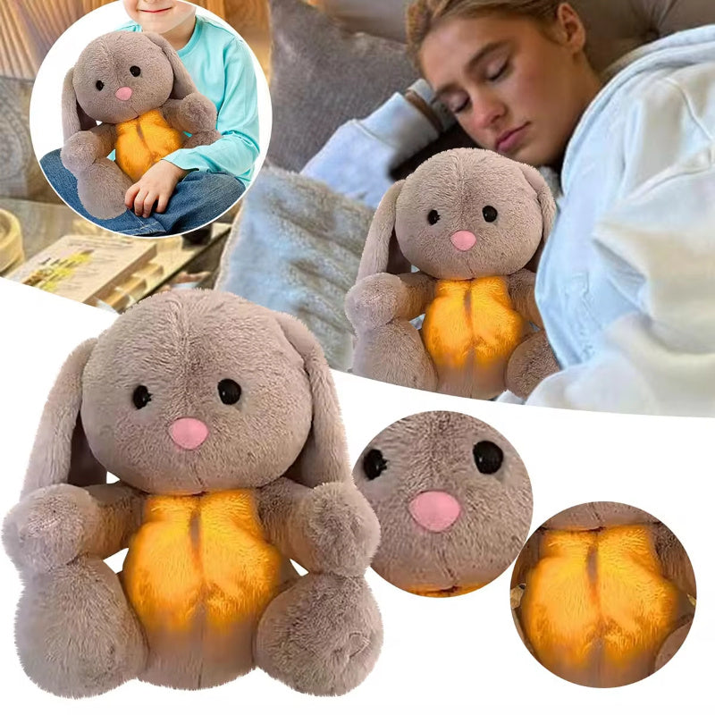 JahBri Breathing Bunny Soothing Sensory Plush Toy