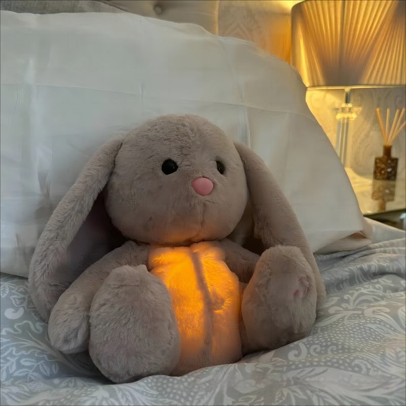 JahBri Breathing Bunny Soothing Sensory Plush Toy