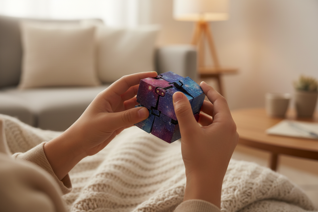 Infinity Cube Fidget Toy Lifestyle