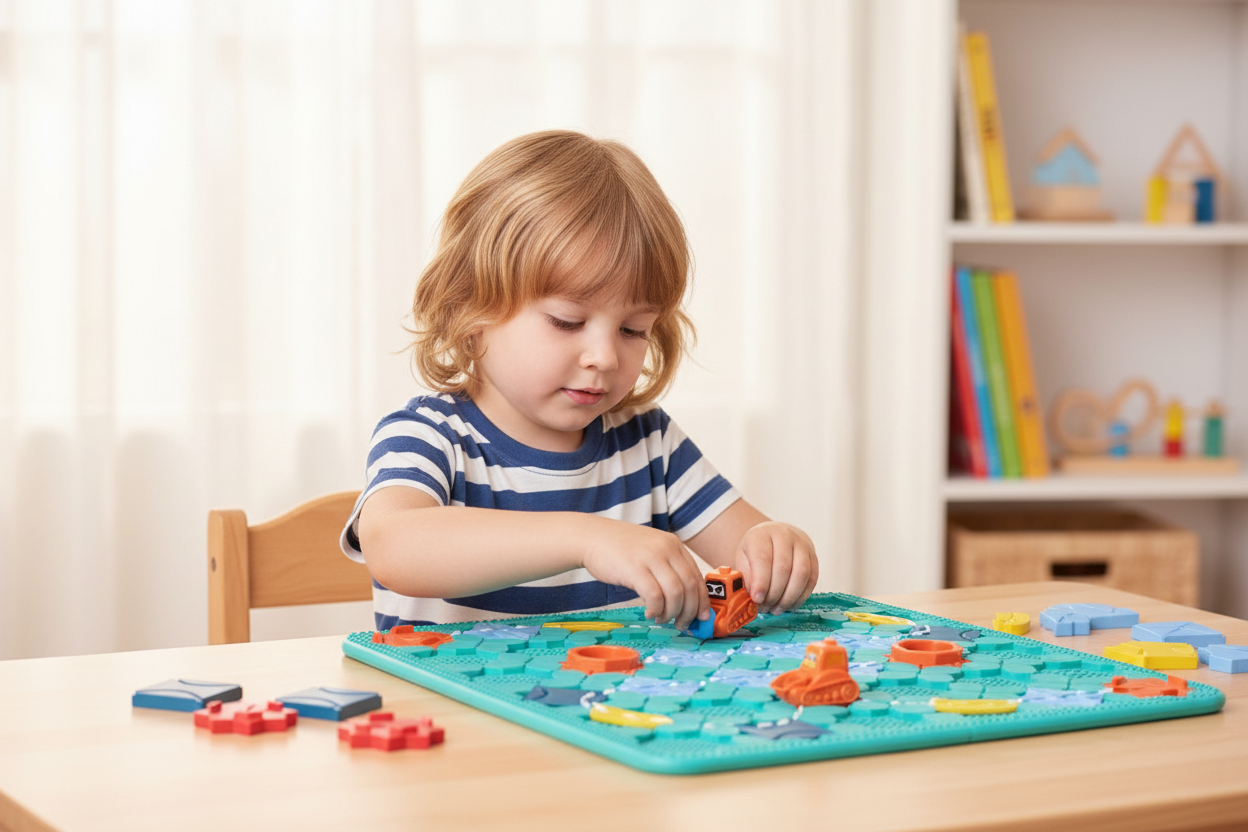 Kids Logical Road Builder Puzzle Set