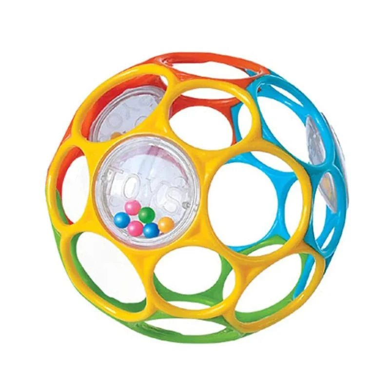 JahBri soft baby grasping rattle ball sensory toy for infants ages 0 to 24 months