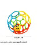JahBri Soft Baby Grasping Rattle Ball – Sensory Toy for 0-24 Months